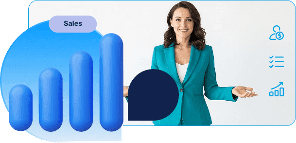 RingQ scoring and performance feedback system with sales metrics and KPI charts