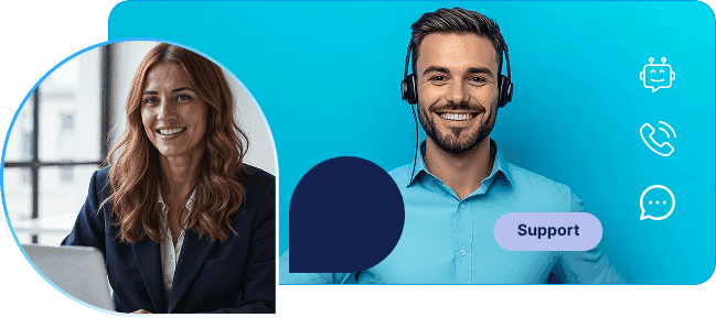 RingQ 24/7 support team for hosted call center security and compliance