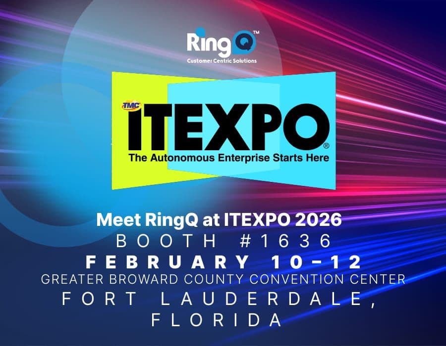 Meet the RingQ team at ITExpo 2026, booth #1636. Get free or discounted passes.