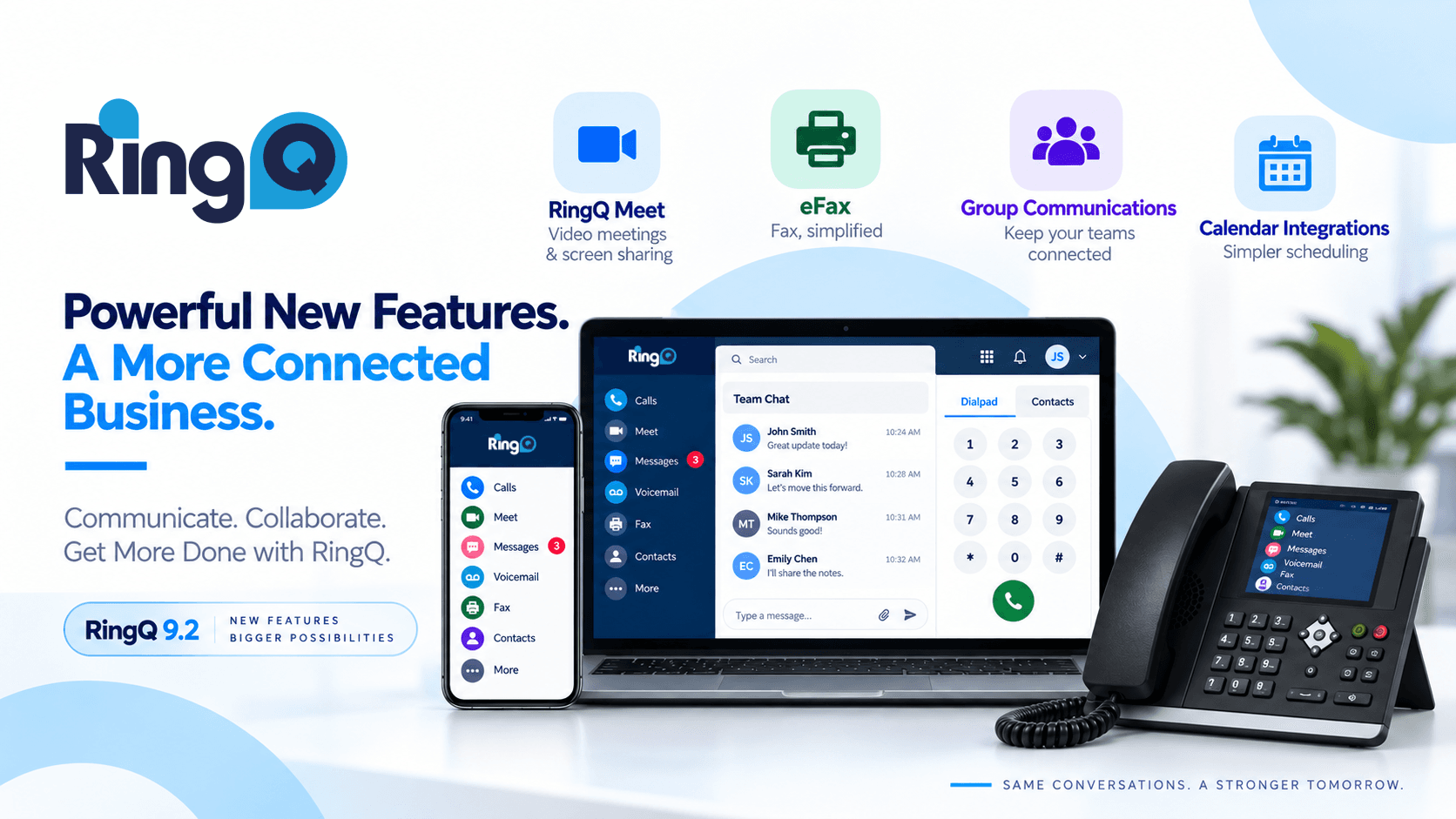 RingQ – New Release 9.2: New Features for Smarter Business Communications