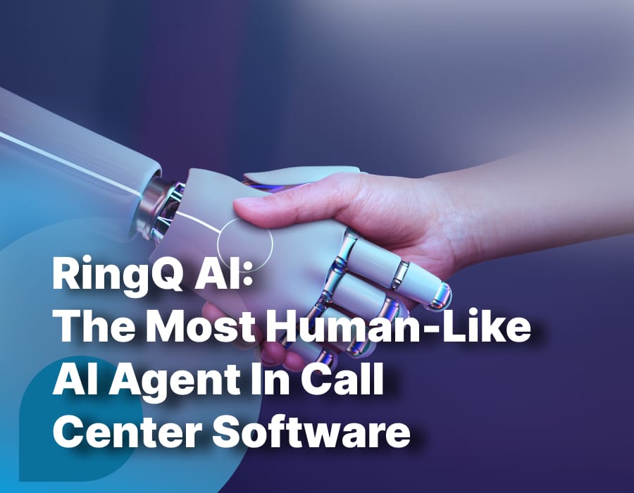 RingQ Smart Intelligence AI receptionist answering business calls