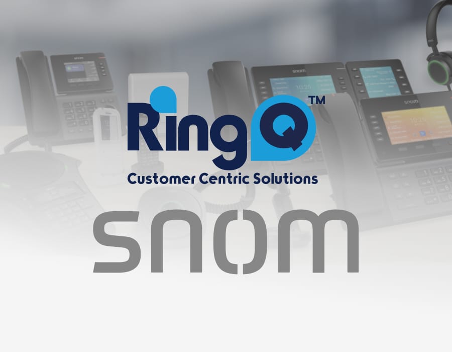 RingQ Cloud PBX & Snom IP Phones partner to offer a seamless cloud UC experience
