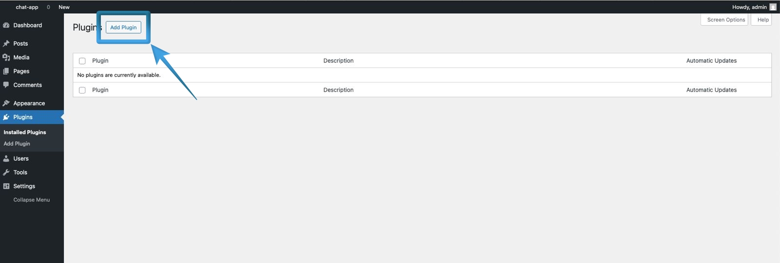 Add a WordPress Plugin