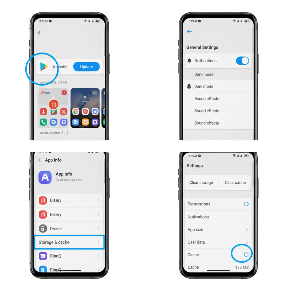 RingQ Android App issues