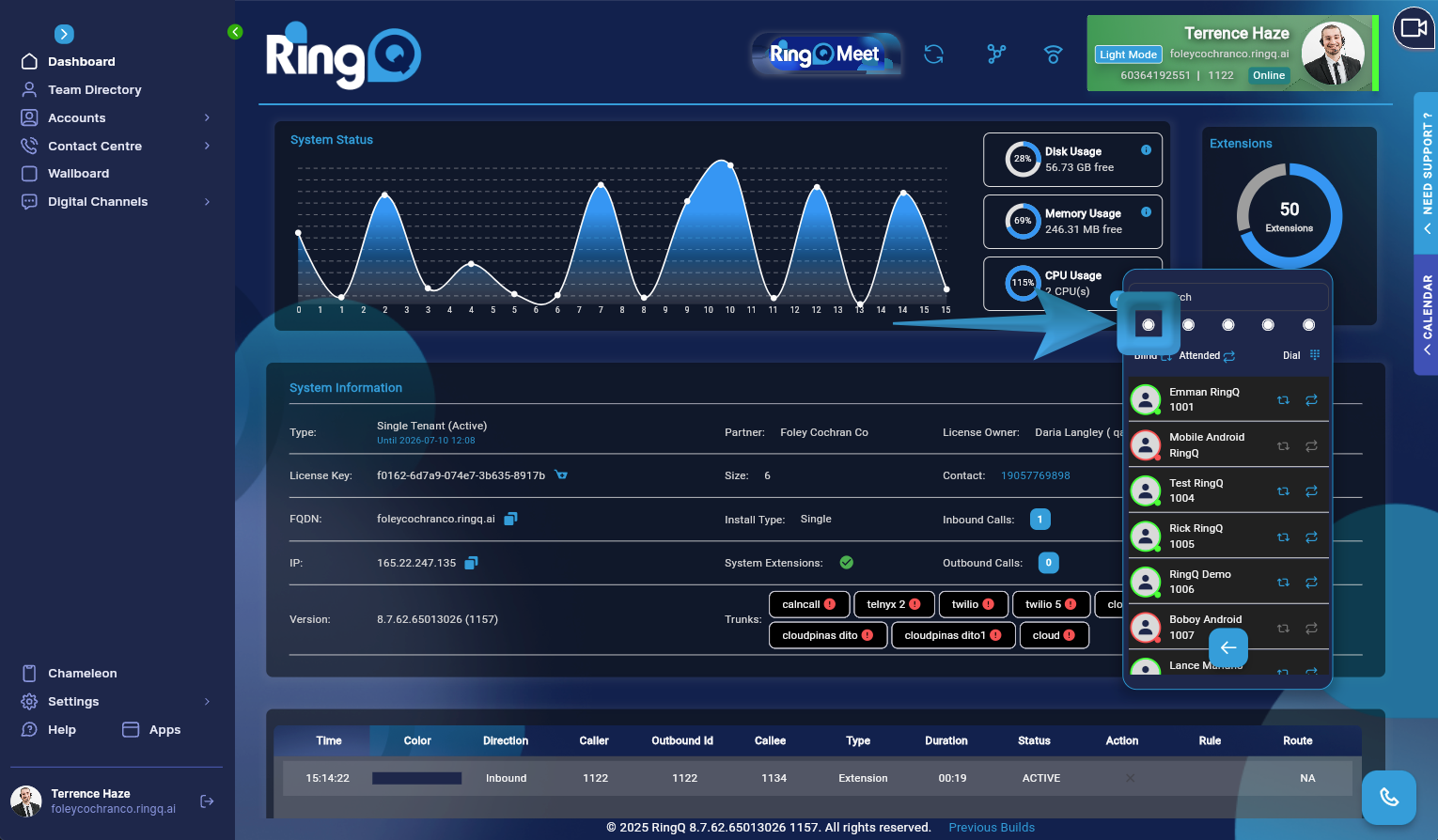 Select an available parking slot.