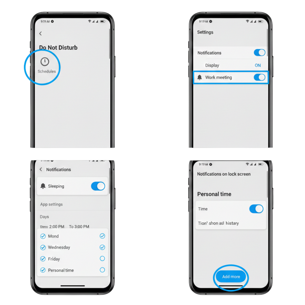 Scheduling Do Not Disturb for the RingQ Android App