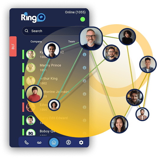 Manage calls from your browser with the RingQ dialer
