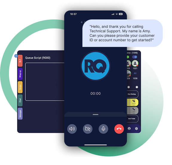 Easily add queue scripts to your queues with RingQ Contact Center