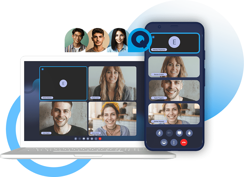 Organize and join video conferences with the RingQ web app