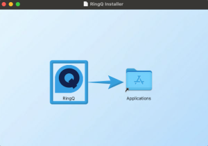 Drop the Mac App into the Applications folder