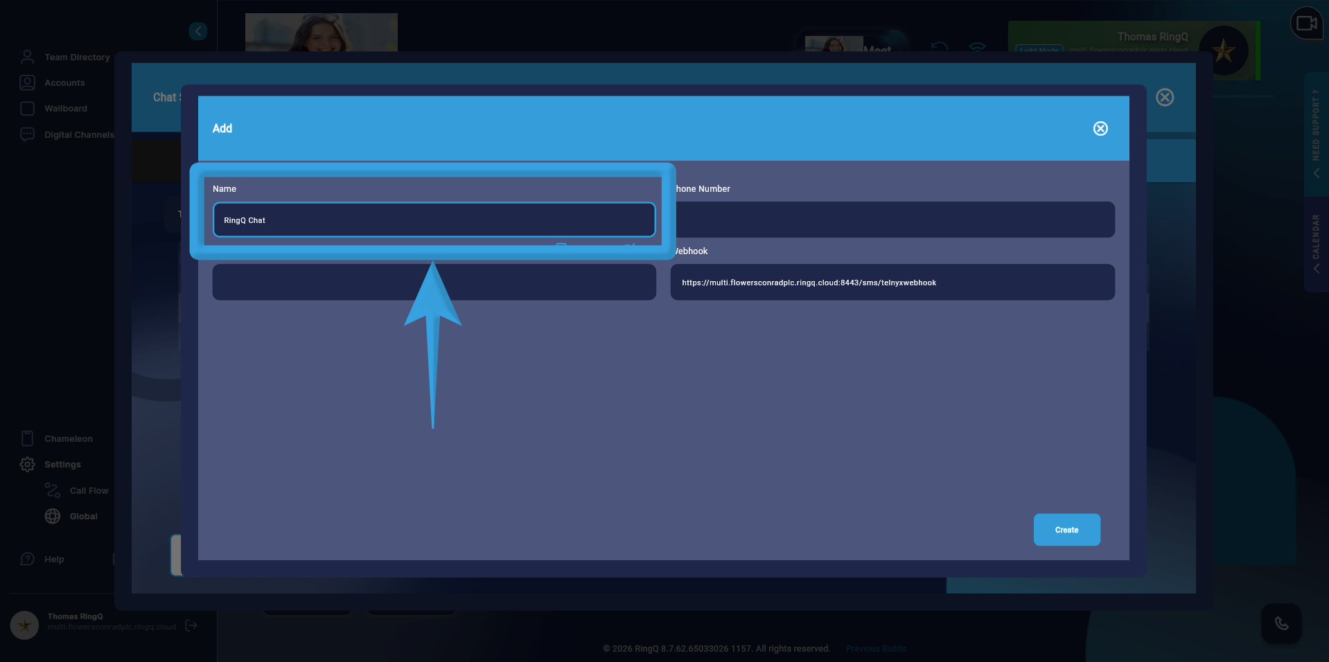 Enter a Name for the configuration